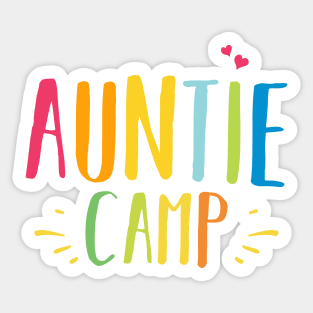 Auntie Camp Sticker